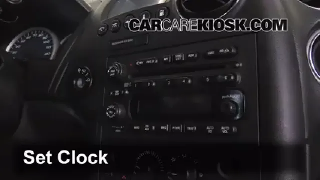 2007 Pontiac Grand Prix 3.8L V6 Clock Set Clock